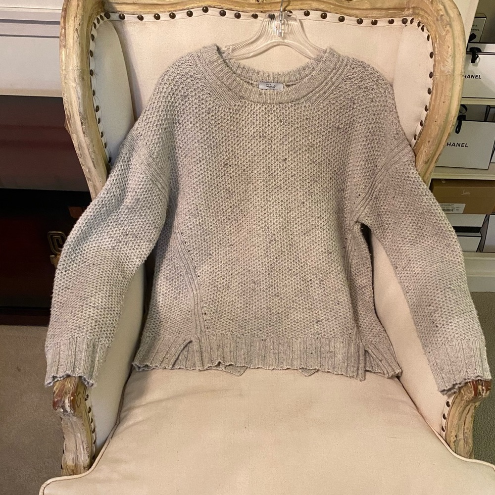 Rails Knit Split-Back Chunky Sweater - image 3